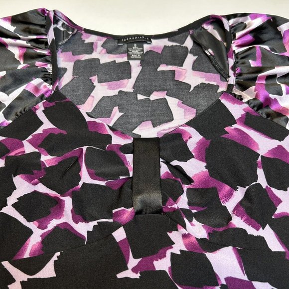 Ingredients Small Short Sleeve Blouse Black/Purple - Picture 2 of 5